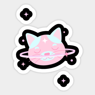 Spacey Cat Sticker